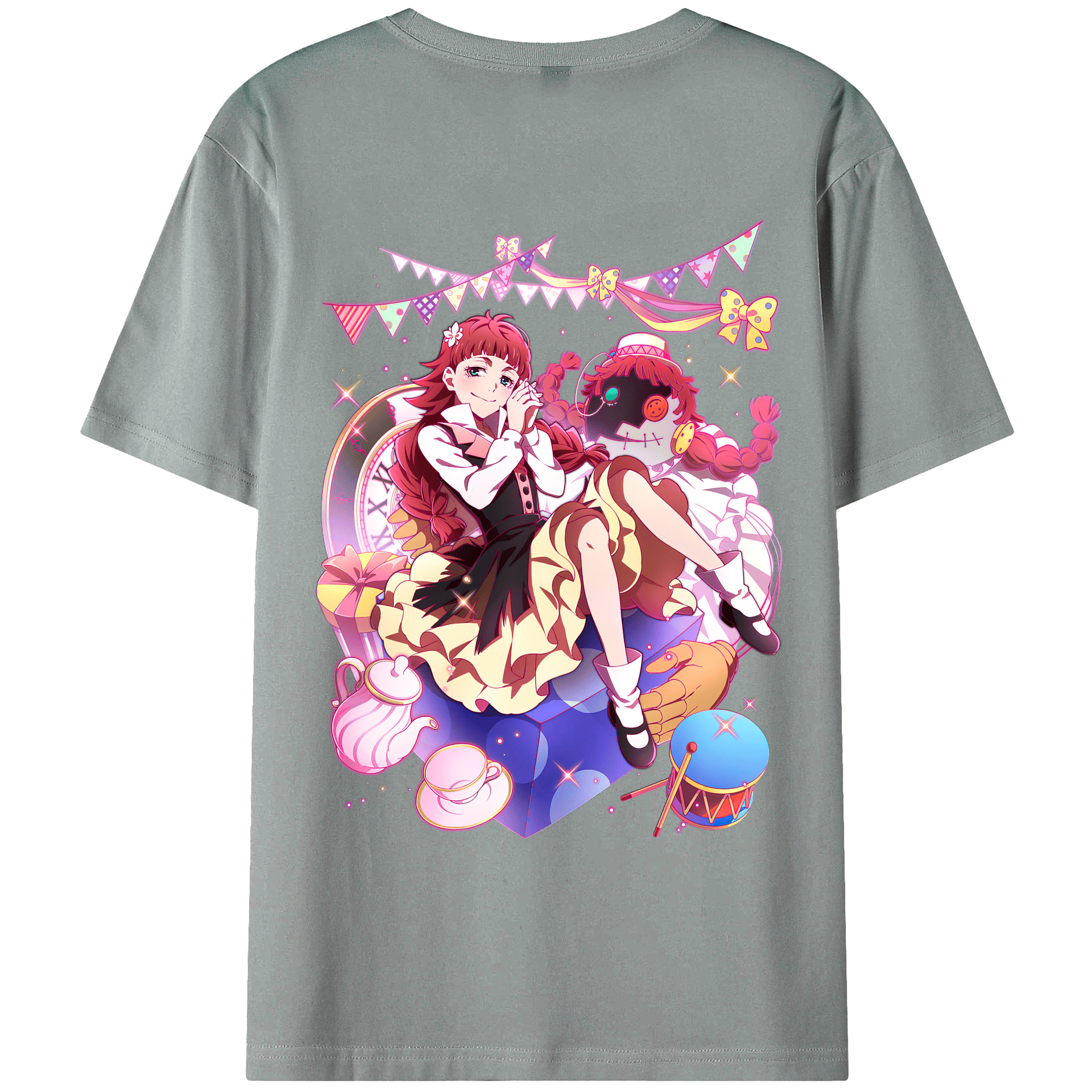 文豪ストレイドッグス Bungo Stray Dogs 綿100％ メンズ半袖Tシャツ（バックプリント） 通気性
